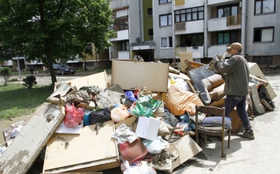 smeće poslije poplave