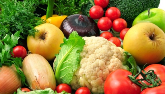 fresh fruits and vegetables