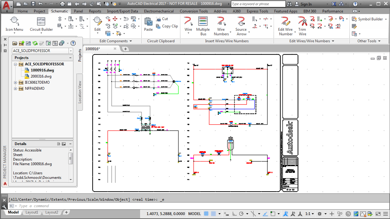 Autocad схема электрическая